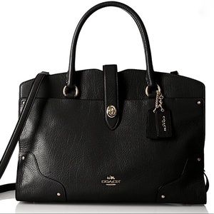 Coach leather saddle crossbody “mercer” bag